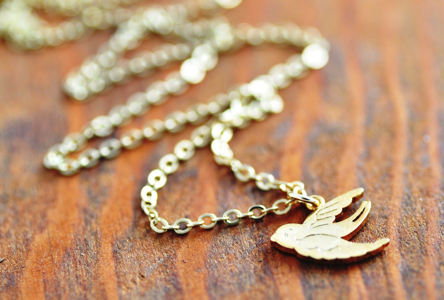 Gold Sparrow Necklace