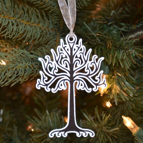 Tree of Gondor Christmas Ornament Set of Six - Lord of the Rings Inspired Ornaments