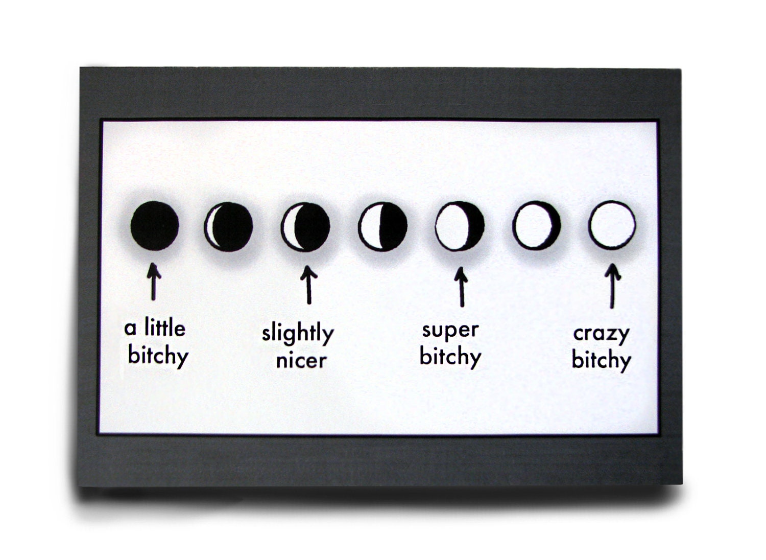 Funny Greeting Card - Cycles of Bitchy