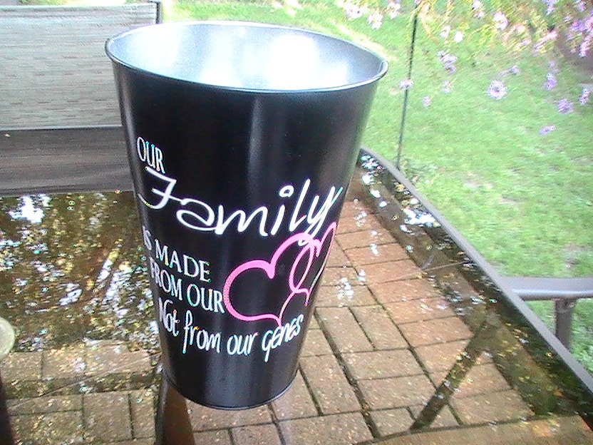 Galvanized Metal Backyard Vase