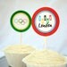 London Olympic Games-- cupcake topper. London Olympics Party. party circles