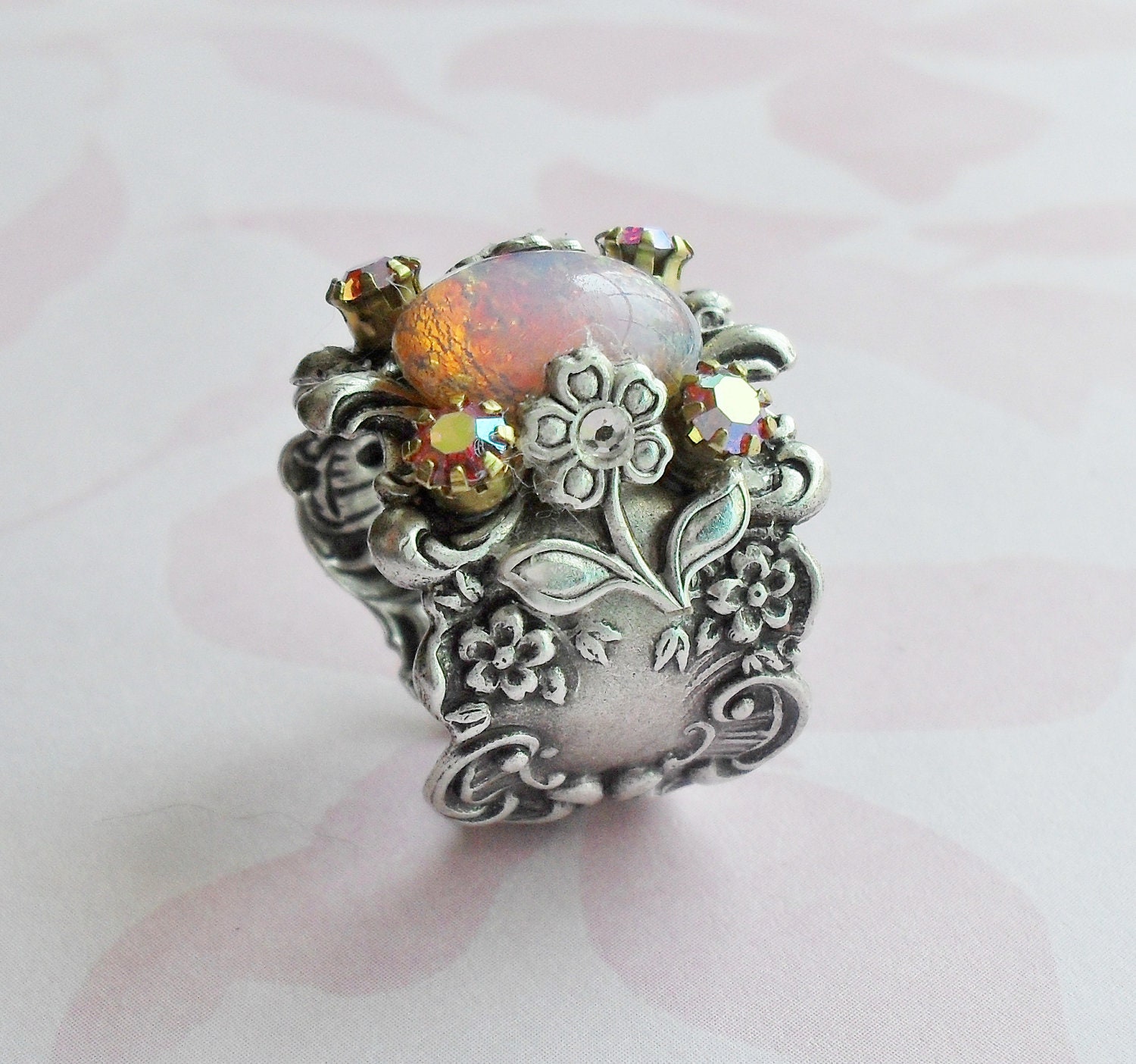 Fire Opal Ring