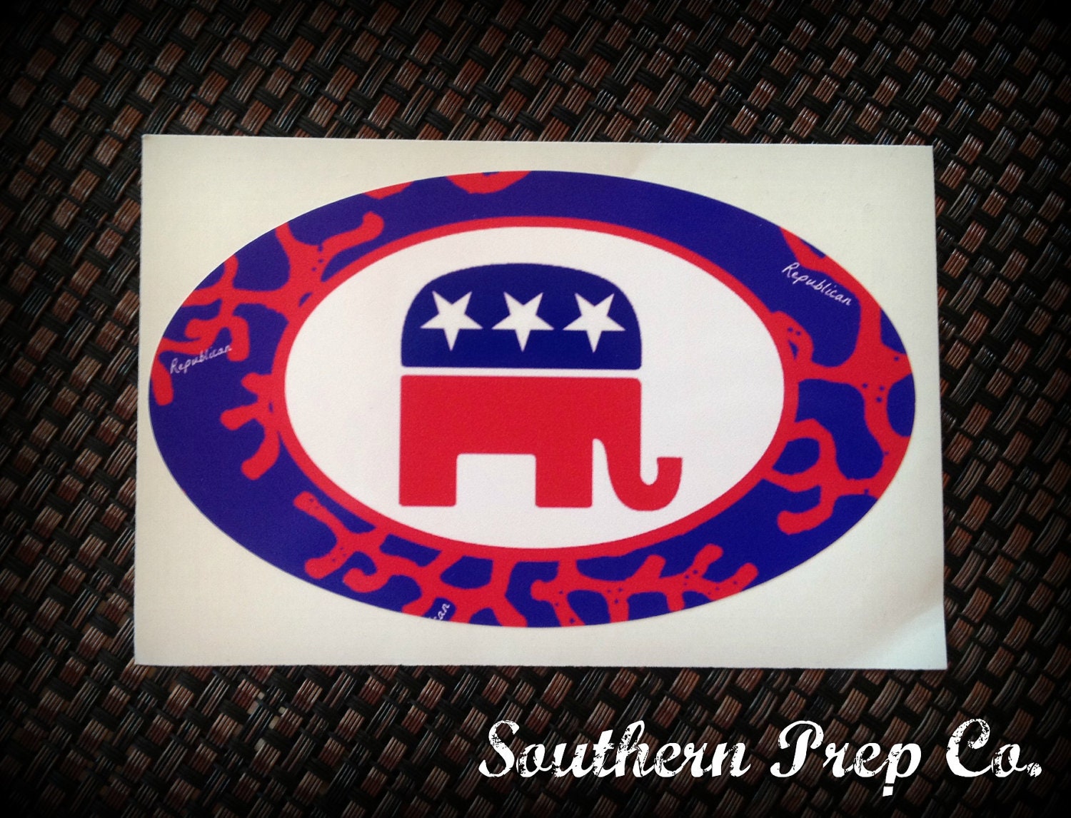 Preppy Republican Bumper Sticker