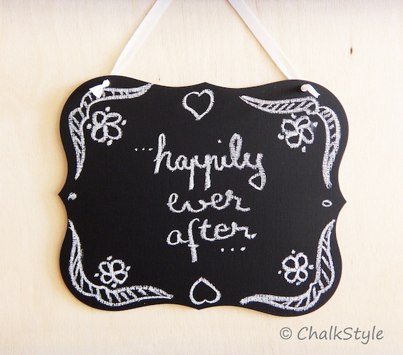 Chalkboard Rectangular Scroll Wedding Wooden Chalk Board Wedding Sign Photo Prop Menu Table Centerpiece Il_570xn