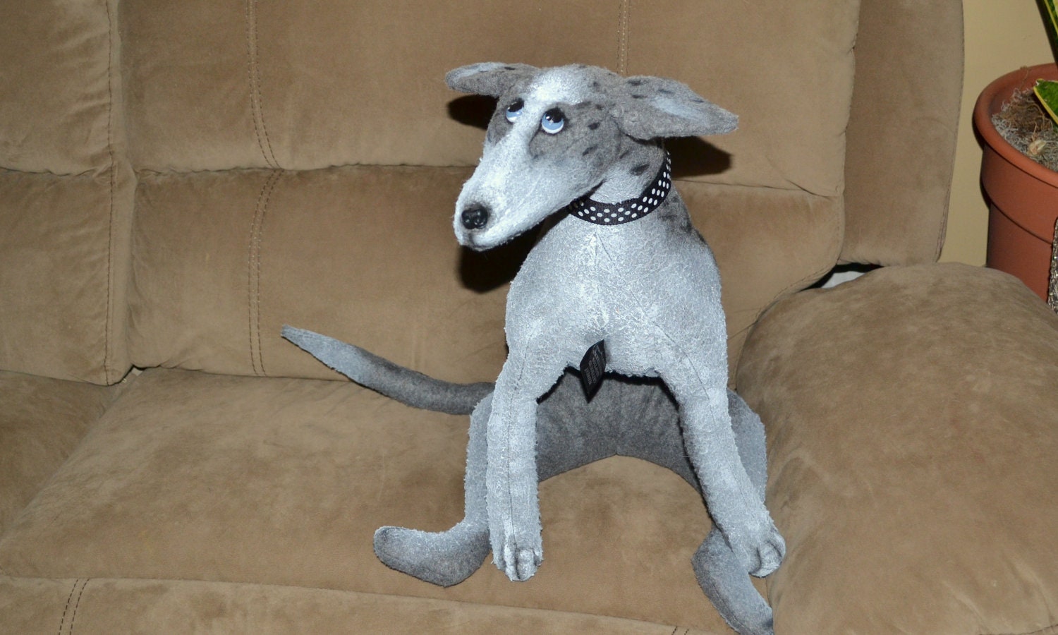 stuffed greyhound