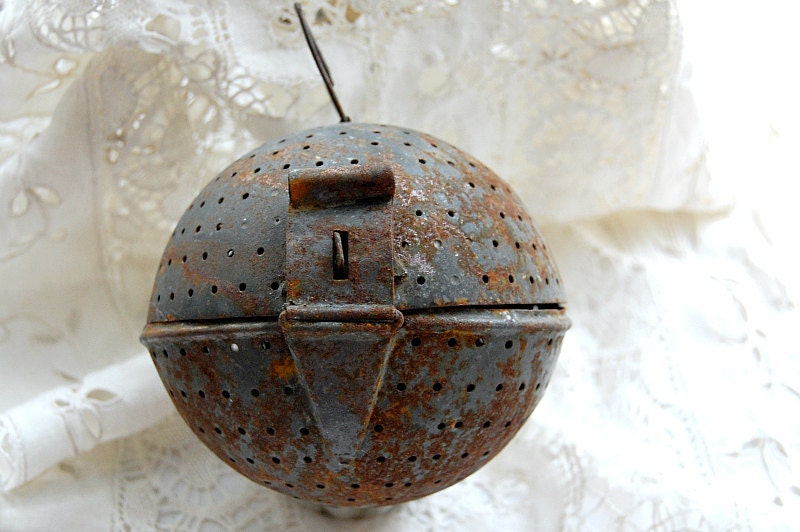 TREASURY LIST - Very unusual vintage French kitchen gadget, huge spice infuser from a restaurant kitchen - LaCroixRosion