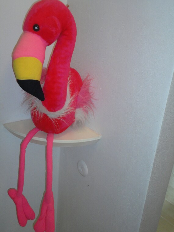 Giant Huge PINK FLAMINGO Plush Stuffed Animal Jumbo 3 1/2 feet Tall Look Florida Bird