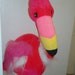 Giant Huge PINK FLAMINGO Plush Stuffed Animal Jumbo 3 1/2 feet Tall Look Florida Bird