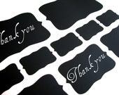 Chalkboard Labels Vinyl Decals Set of 10 To Organize Your Kitchen, Home, Office And More - ID556