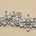 A pair of Rhinestone Crystal Vintage Rhombus Wedding Shoes Clips