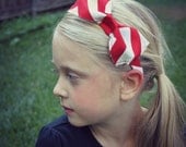 Red Chevron Headband
