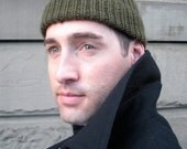 Sailor's Watch Cap in Olive Green