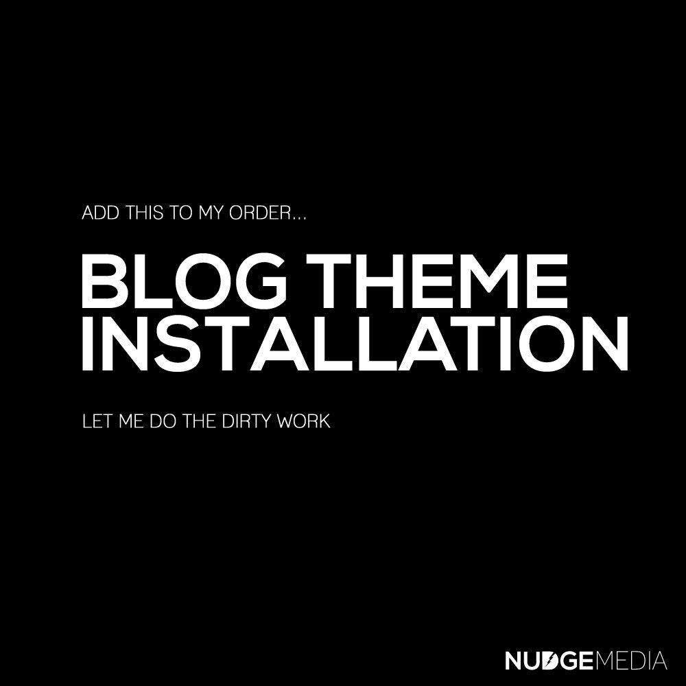 Add On -  Blogger Theme Installation