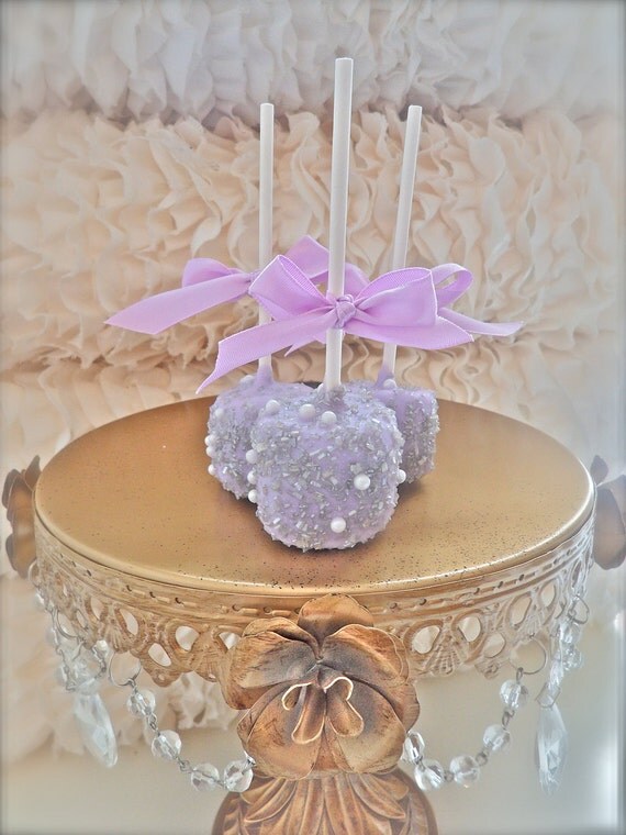 Edible Wedding Favors Silver and purple Chocolate Dipped marshmallows Frost The Cake - FrosttheCake