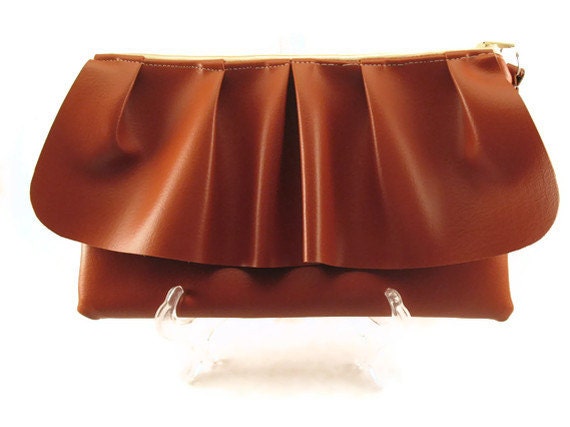 Burnt Orange Clutch