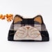 Cat purse / Cat zipper purse / Cat coin purse / Hand embroidery / Gift bag / Small bag zippered