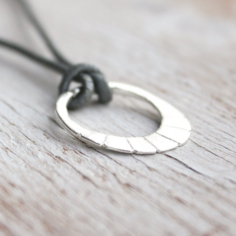 Sterling Silver Halo Ring / forged .925 ring / carved radial pattern, unique primitive form & dappled, sparkle texture