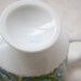 Vintage Mod Retro Pedestal Cup, Blue Green and White, Holt Howard 1967