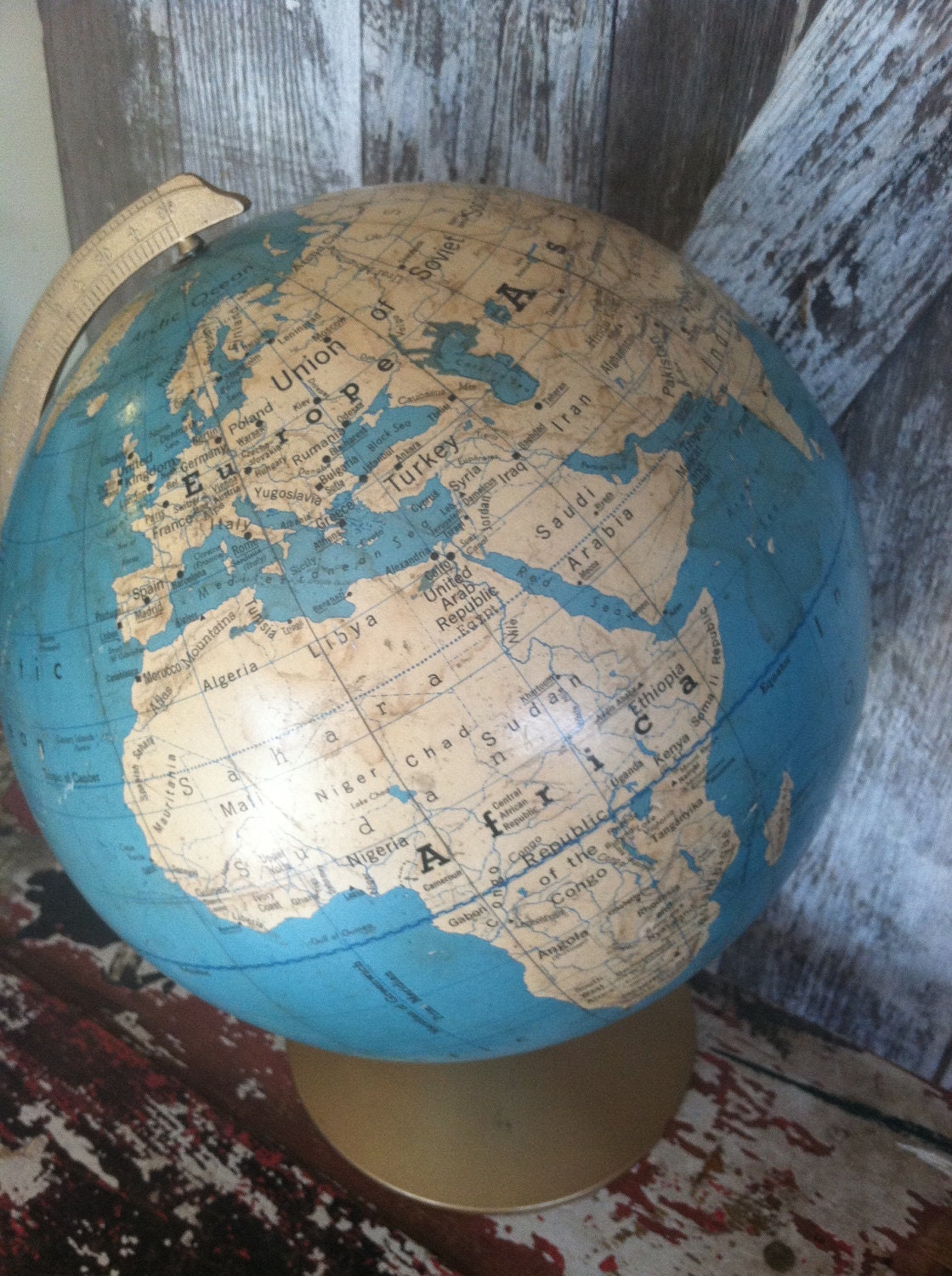 Vintage World Globe