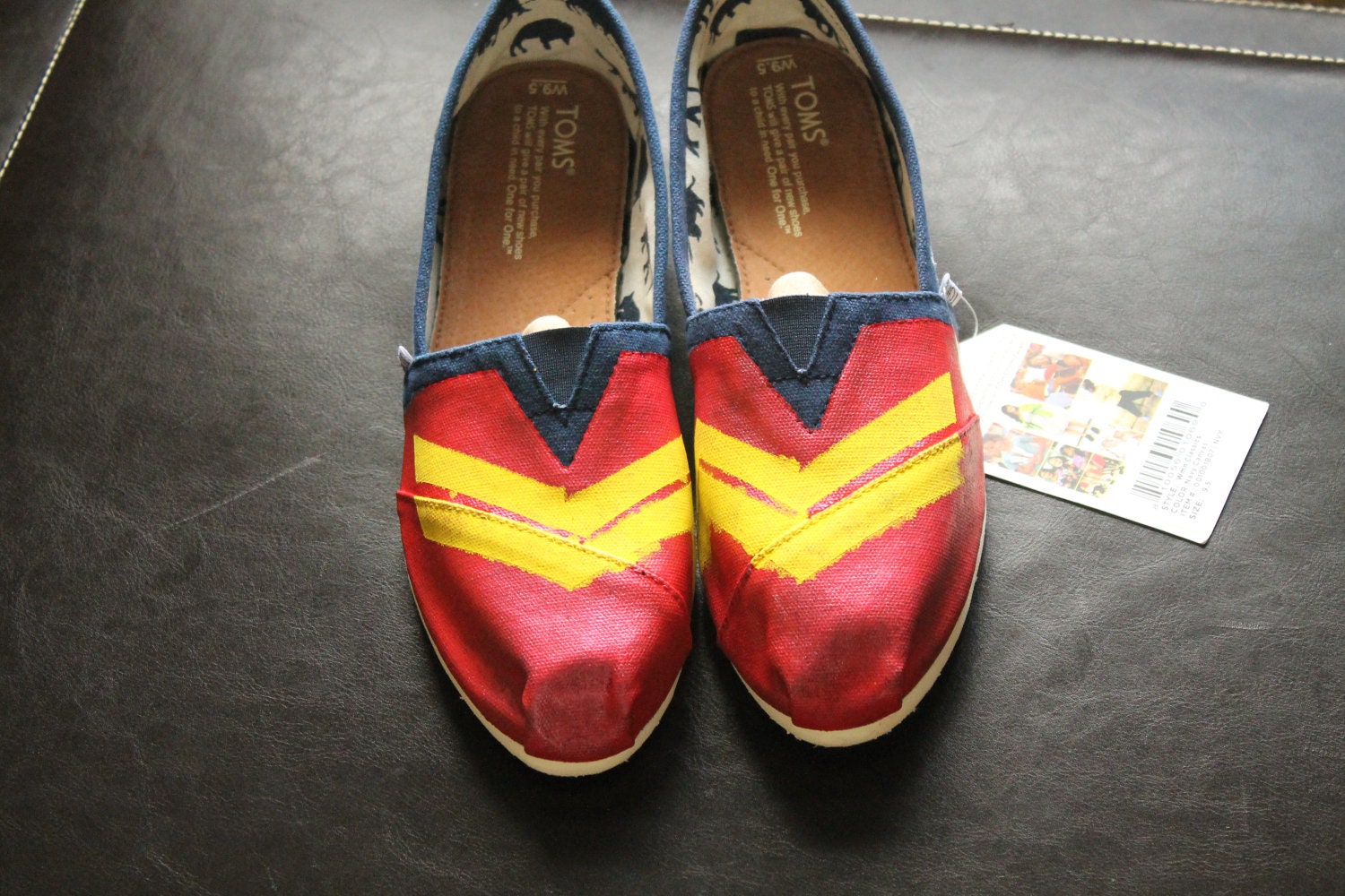 Wonder Woman Custom Shoes (Toms, Vans Keds, or knock offs)