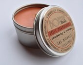 The Bondle: 6 oz Zesty Marmalade Christmas Soy Candle flavored w/ Cranberry & Orange in Seamless Tin