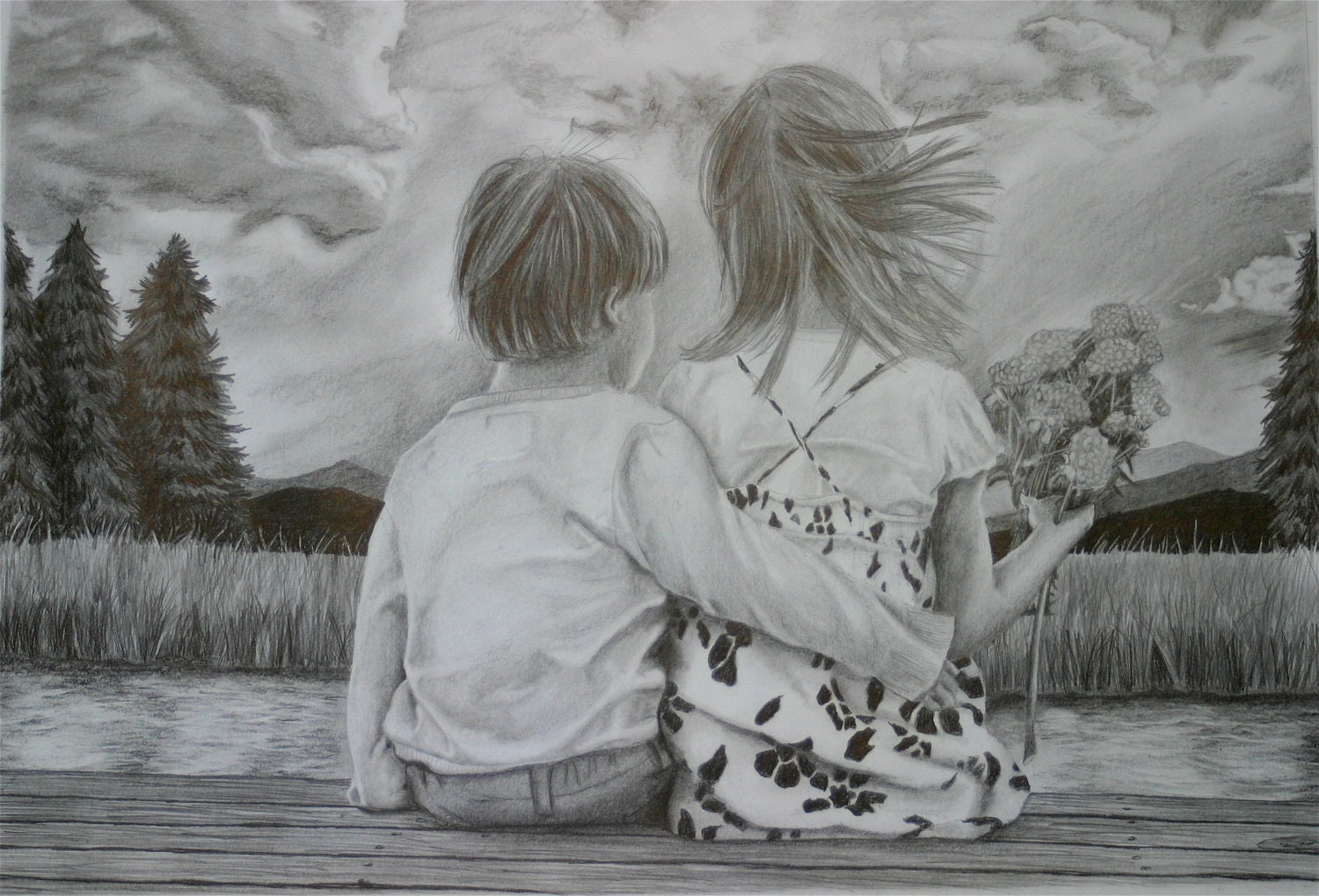 Young Summer Evening Fine Art Print