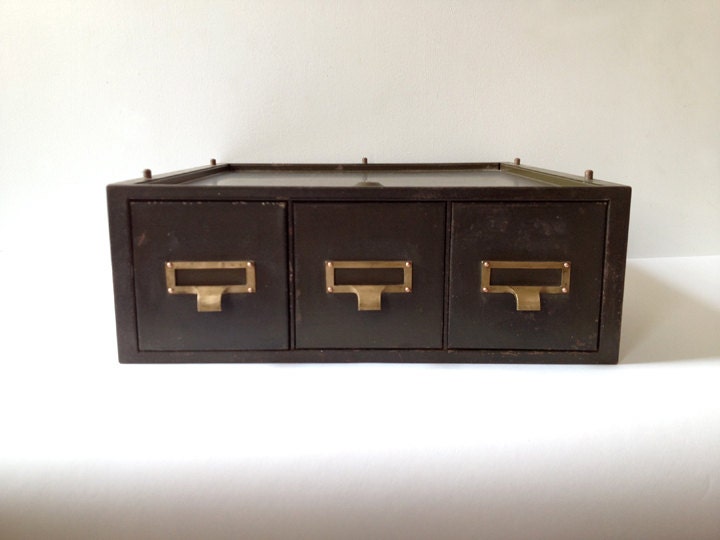 Three Drawer Metal File
