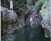 photography, cliff dive, 12 inches x 18 inches or other