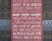 Grandparents house rules- you pick the colors