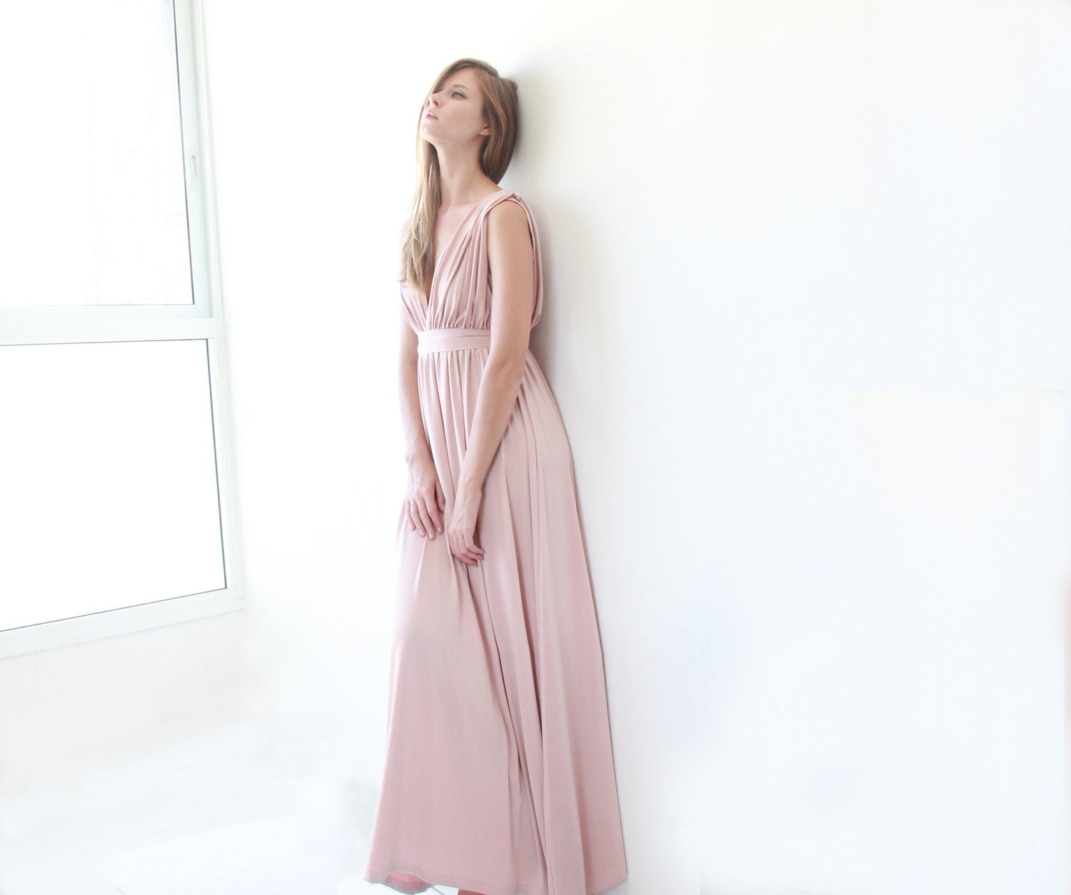 Perfect ,Blush Pink , Maxi Dress ,Prom Dress