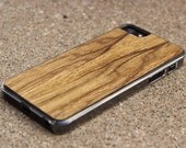 Black Limba iPhone 5 Wood Clear Case - FREE Shipping