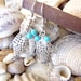 Fish Turquoise Gemstone Earrings