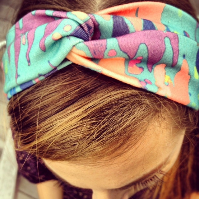 Beat you to Bermuda Turban Organic Cotton Knit Headband