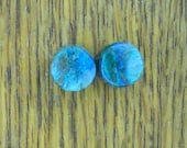 Malachite Chrysocolla 5/16", 0g Ear plugs one pair