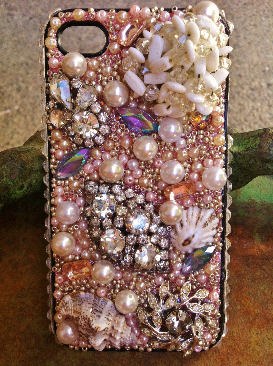 Lovely Pink Vintage iPhone 4/4s case
