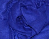 ROYAL BLUE Pashmina. Pashmina Scarf. Organic Handdyed. Wedding Shawl. Orange Shawl. Orange wedding. Orange Scarf