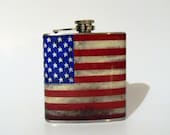 American Flag Flask