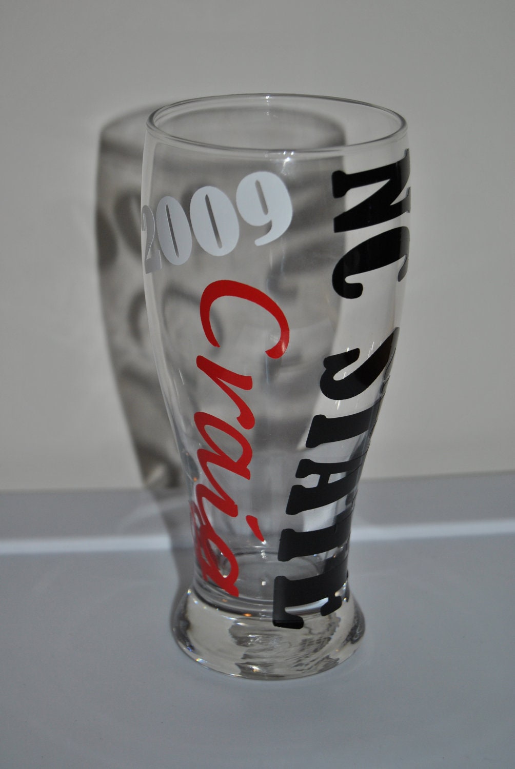 Personalized Pint Glass (weddings, birthdays, sorority/fraternity, Anything)