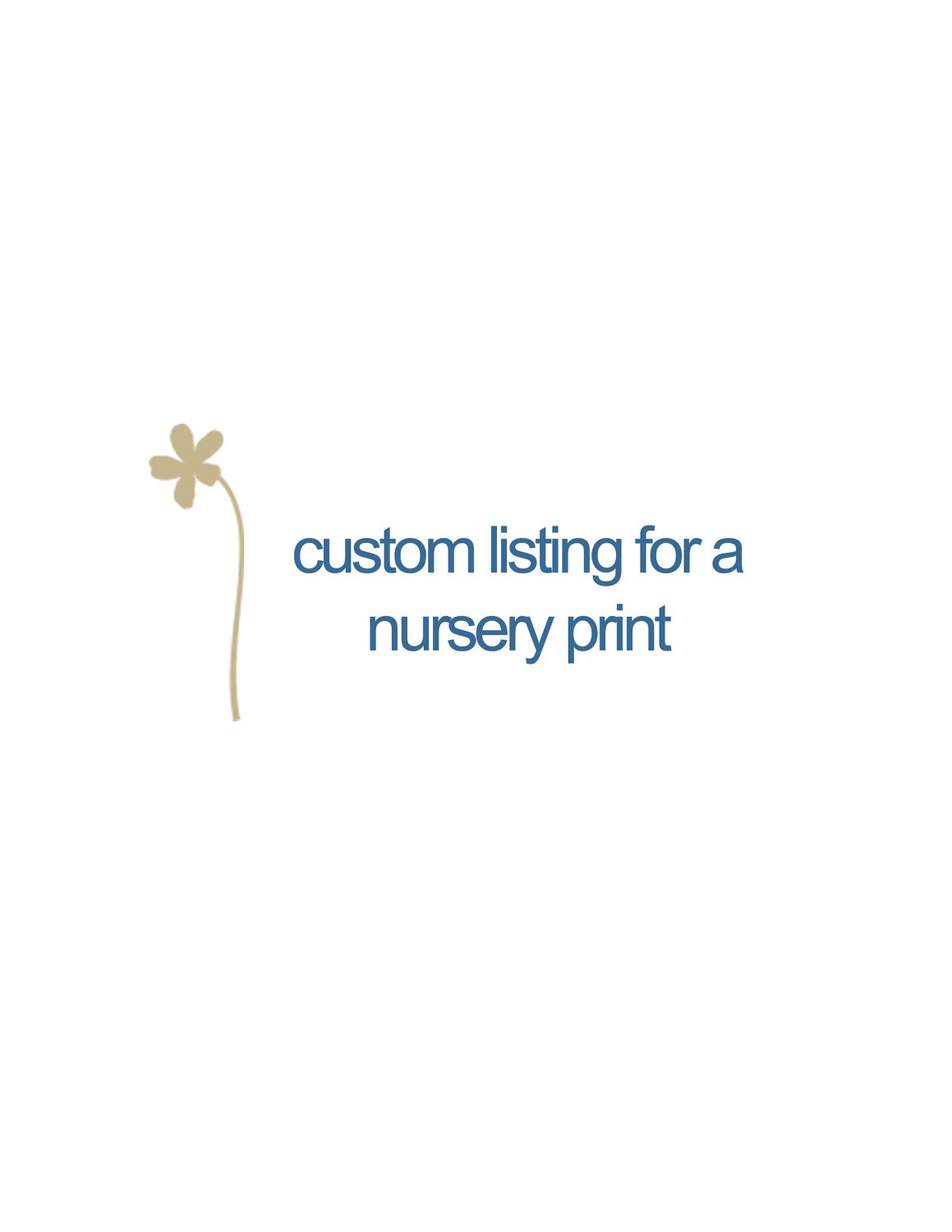 Custom Listing (to print larger or at home)