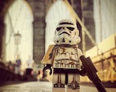 16x16 Lego Star Wars Stormtrooper Takes NYC Poster Print