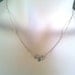 Swarovski clear crystal charm, Necklace, crystal pendant,Gemstone, wedding, necklace, 14k gold filled necklace (SILVER AVAILABLE), Necklace