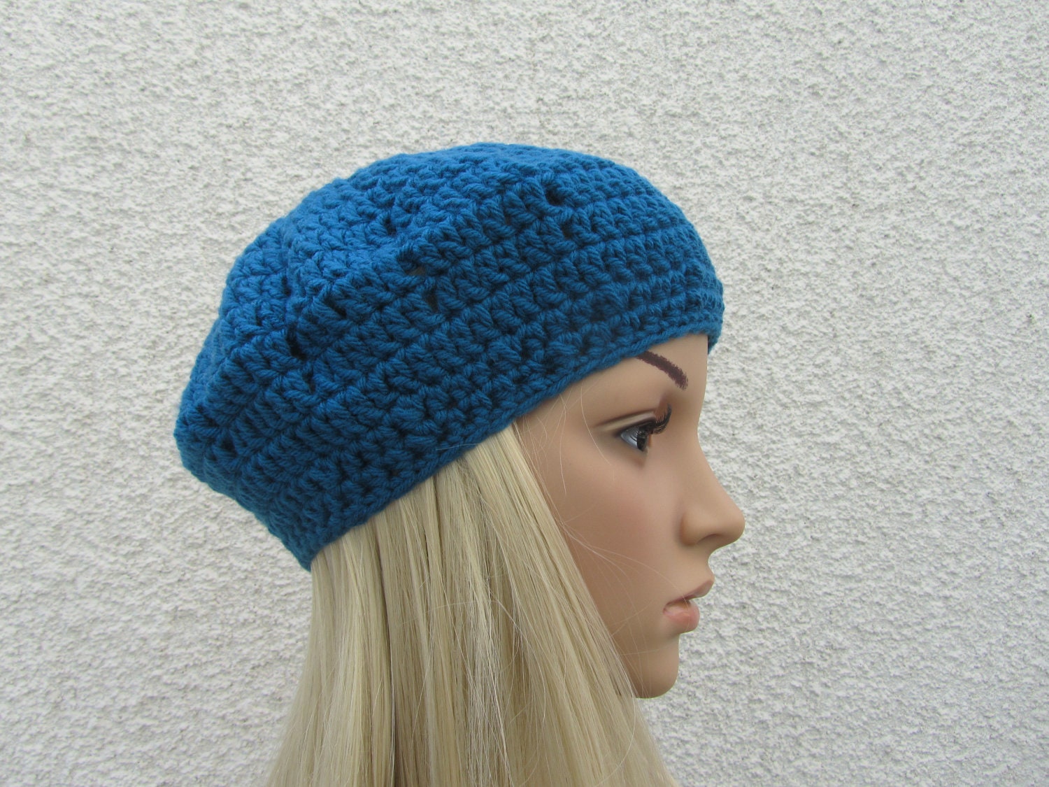 Crochet  Back to school hat, Ocean Blue Hat