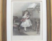 Antique Victorian Girl - Shabby Chic - 1849