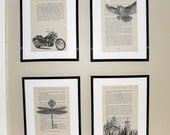 Harry Potter Sorcerer's/Philospher's Stonebook page art - Upcycled book page art prints - Home decor - Great for framing