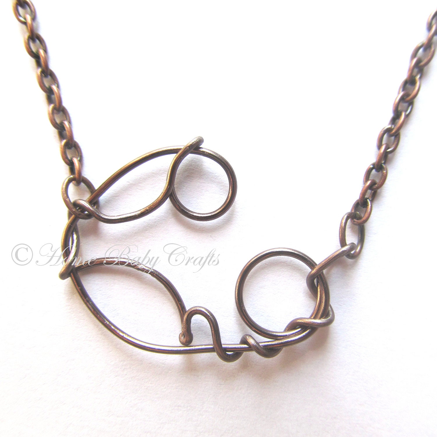 The Cesarean- Wire, Abstract, Birth, Mother & Child Pendant Midwife, Doula, C-section Gift