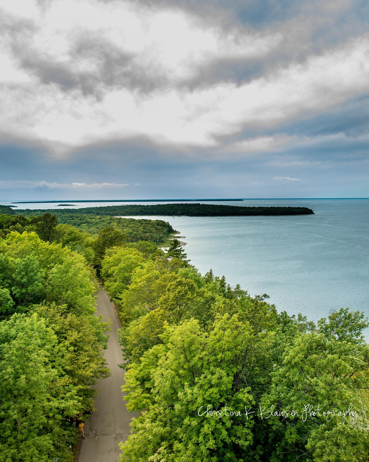 Peninsula State Park Photograph, Fish Creek photo, Door County Landscape Photography.  Trees. Lake. Beach. Fine Art Photography 8x10 Print