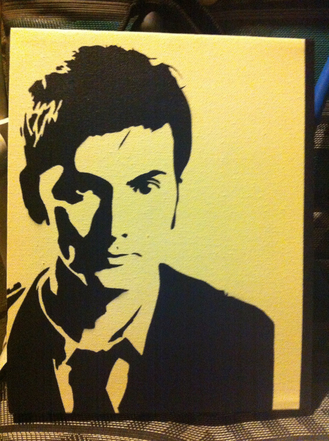 David Tennant as The "10th Doctor", Doctor Who Stencil Painting