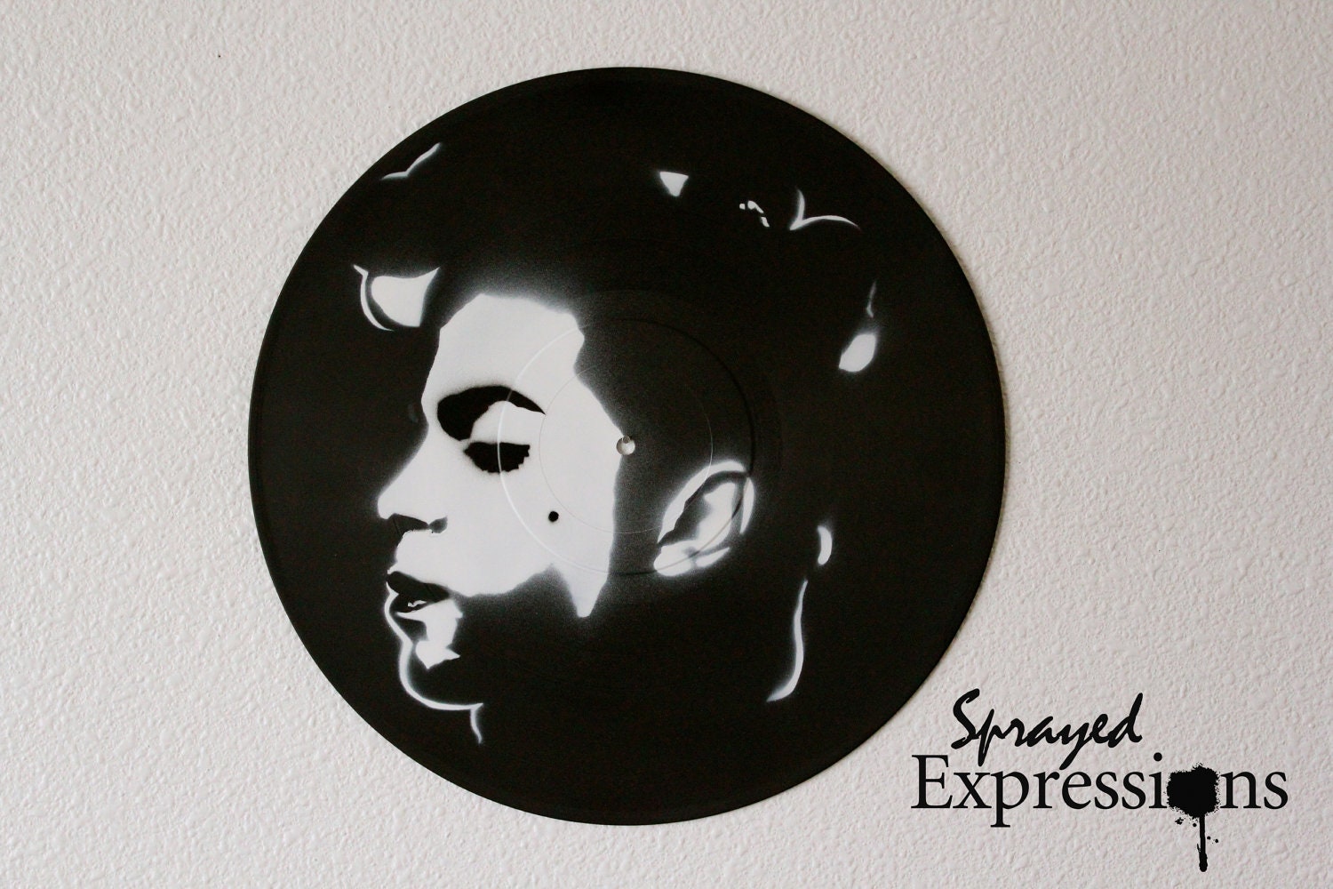 Prince Vinyl Record Painting