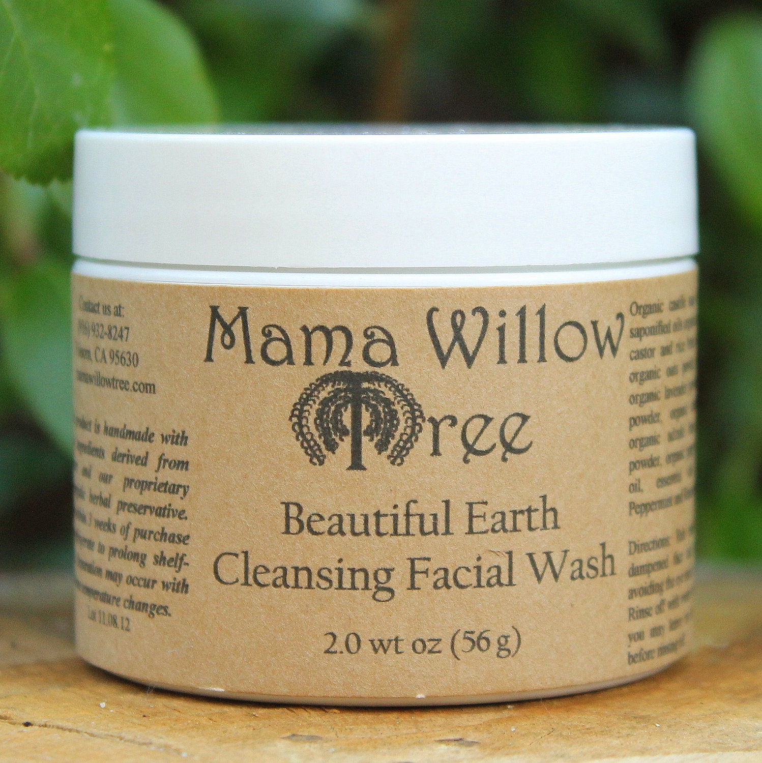 Beautiful Earth Cleansing Facial Wash ORGANIC & by MamaWillowTree