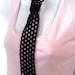 Beaded Necktie Necklace Japan Hipster Mod Necklace
